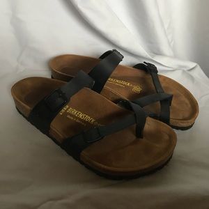 Black Mayari Birkenstock sandals
